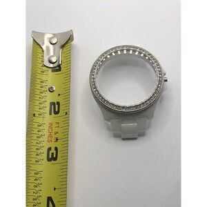Michael Kors Watch Parts Case 40mm Partial Band White Ceramic Links 20mm GY360